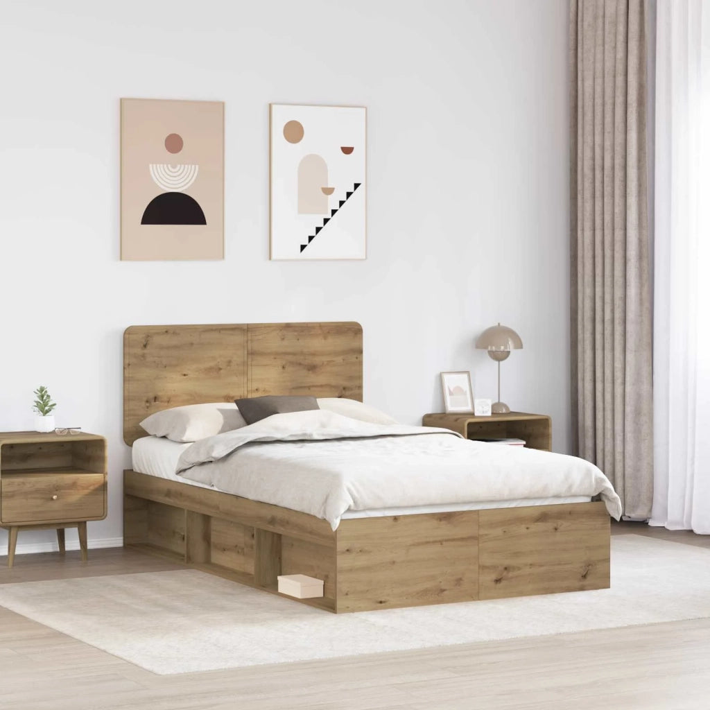 Struttura del letto Rovere Artigianale 120 x 190 cm 3412523