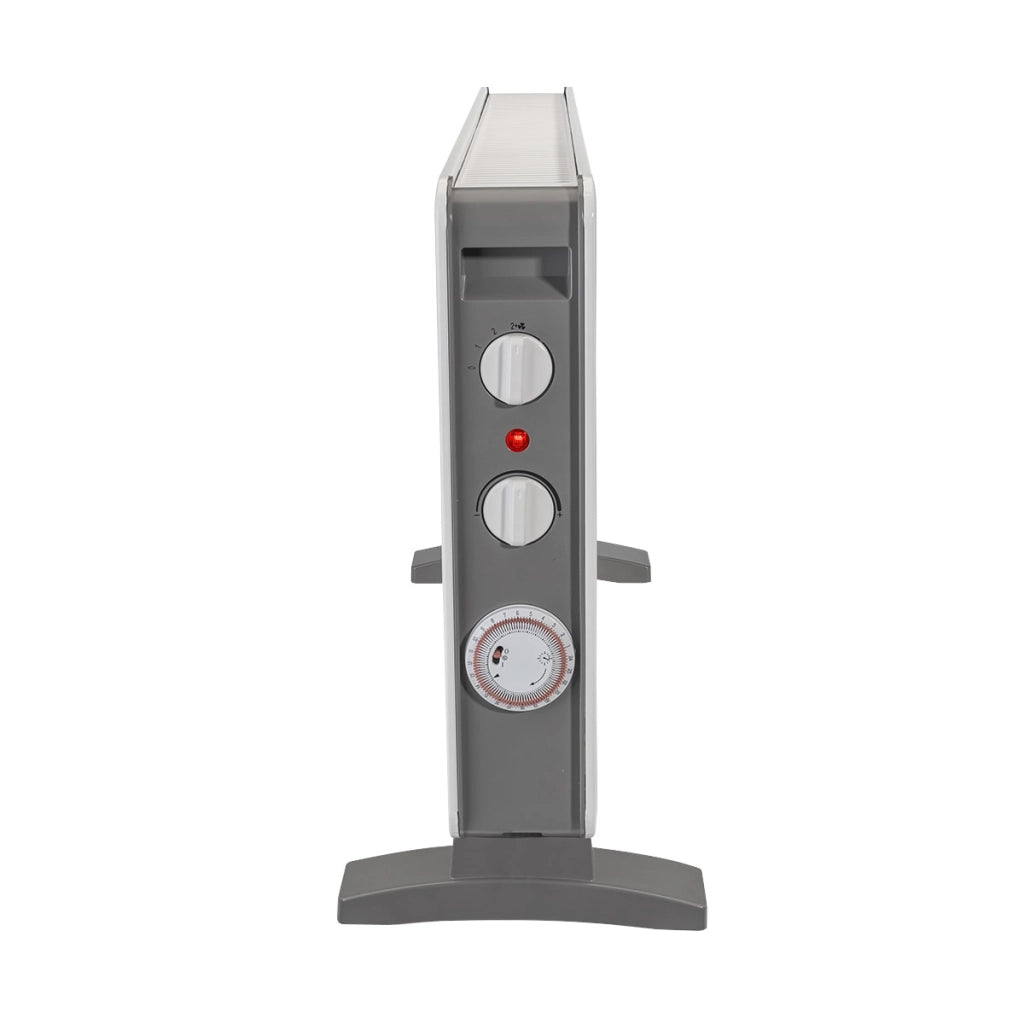 Bimar Termoconvettore a Convezione Naturale HC513, in Filo Metallico con Programmatore 24h, Stufa Elettrica con Ventilatore Turbo 2000W, 2 Potenze di Riscaldamento, Termostato Regolabile, Silenzioso