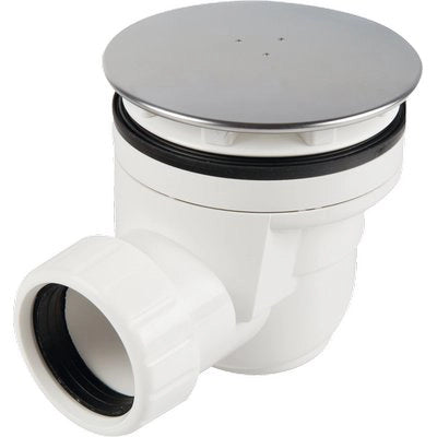 PILETTA DOCCIA SIFONATA - PP INOX 11/2- 2 pezzi