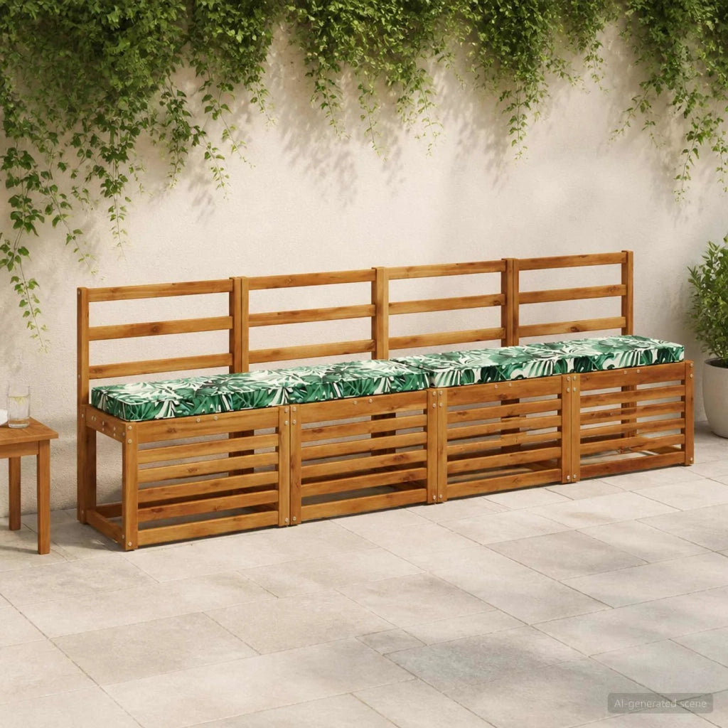 Cuscini per Panchina a 2 Pezzi VUGHT 2 pcs 100% Poliestere 950577
