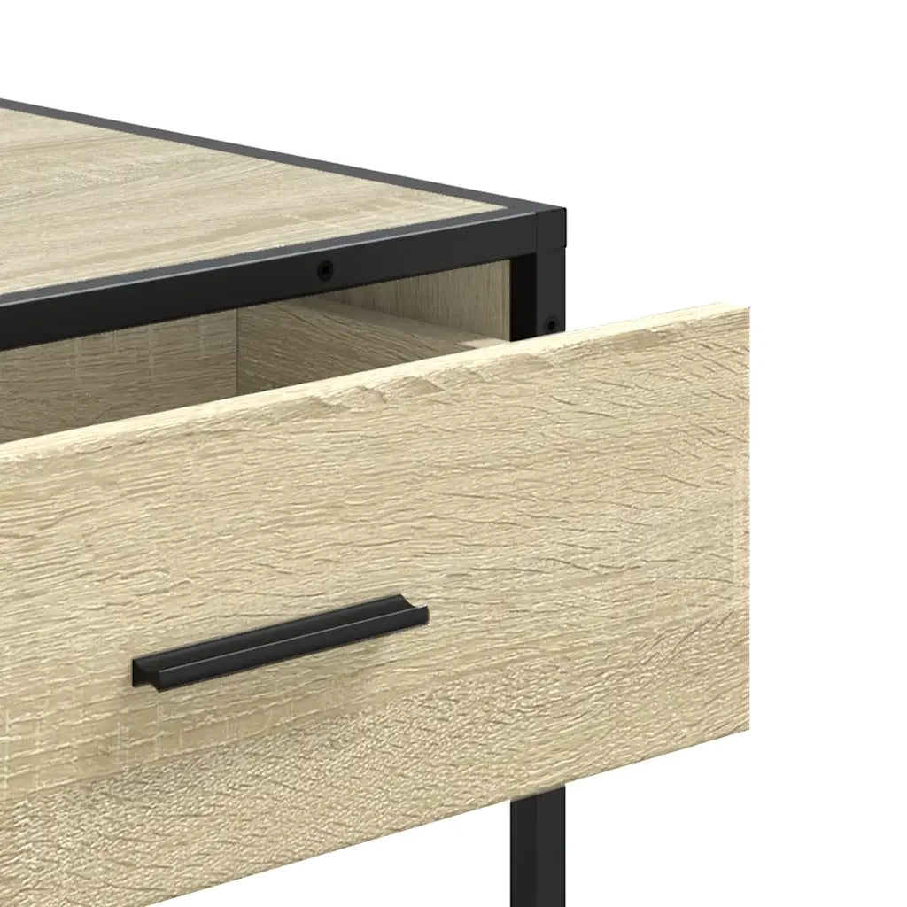 Tavolo Consolle | Tavolo d'Ingresso Rovere Sonoma 90x35x80 cm in Legno Multistrato