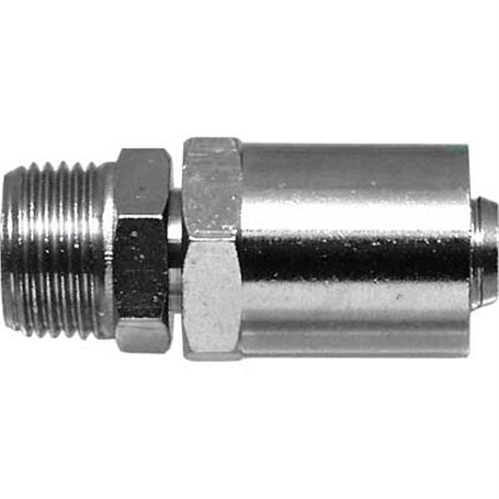 ATTACCO MASCHIO CON PORTAGOMMA Ø 8x17 mm - Fil. 1/4 - 10 pezzi- SPIRALFLEX