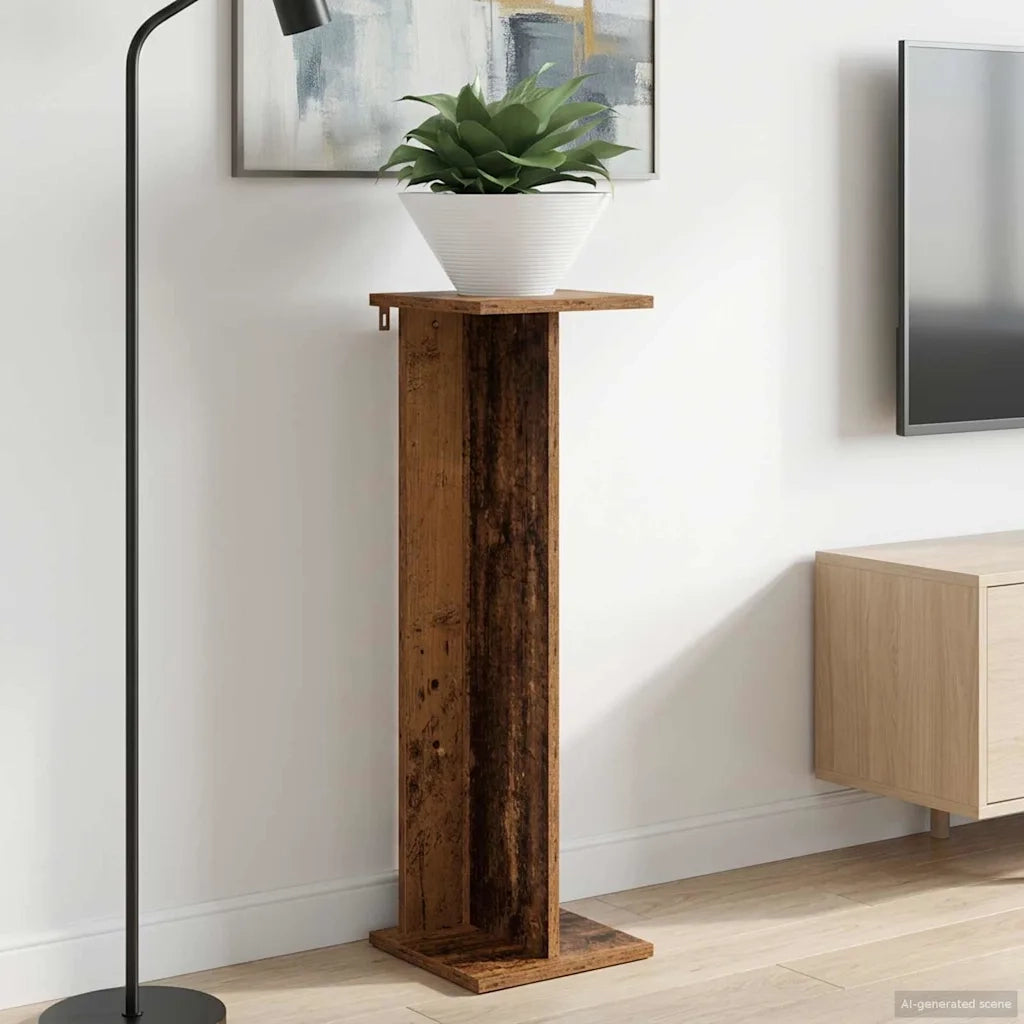 Supporto per piante | Sostegno per piante Legno vecchio 25 x 25,5 x 80,5 cm