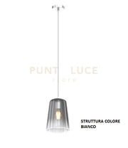 SOSPENSIONE BIANCO 1 LUCE CROMO 1164BI-S1-CR