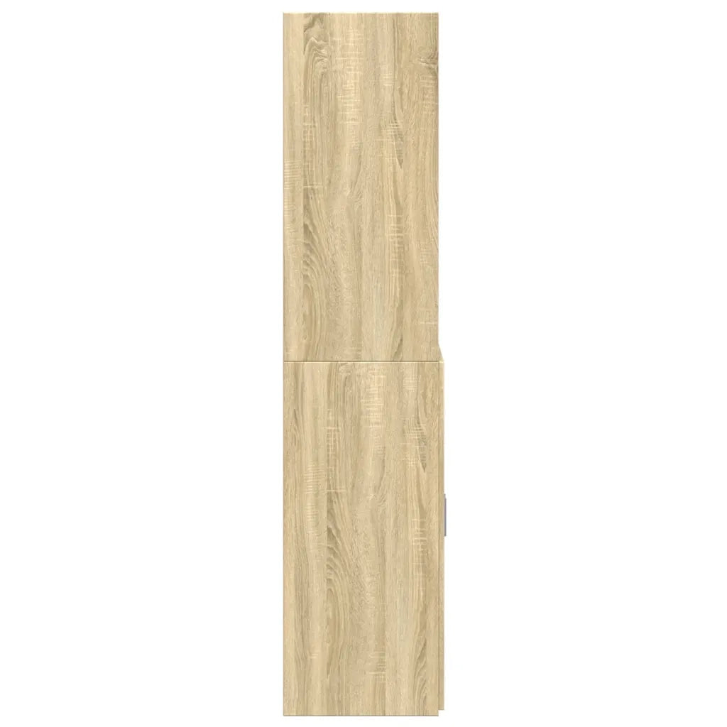 Credenza | Madia | Buffet da pranzo | Armadio da pranzo Rovere Sonoma 80x42,5x185 cm in Legno Multistrato