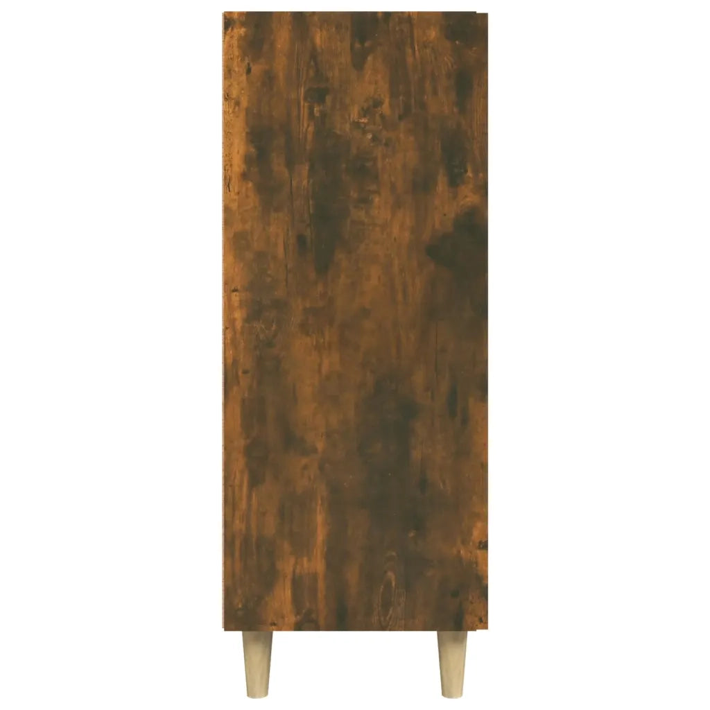 Credenza | Madia | Buffet da pranzo | Armadio da pranzo Rovere Fumo 69,5x34x90 cm in Legno Multistrato