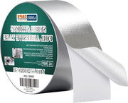 Tappo di alluminio a doppia adesione per riparazioni, resistente al calore, argento, 48 mm x 28 m - 2 rotoli