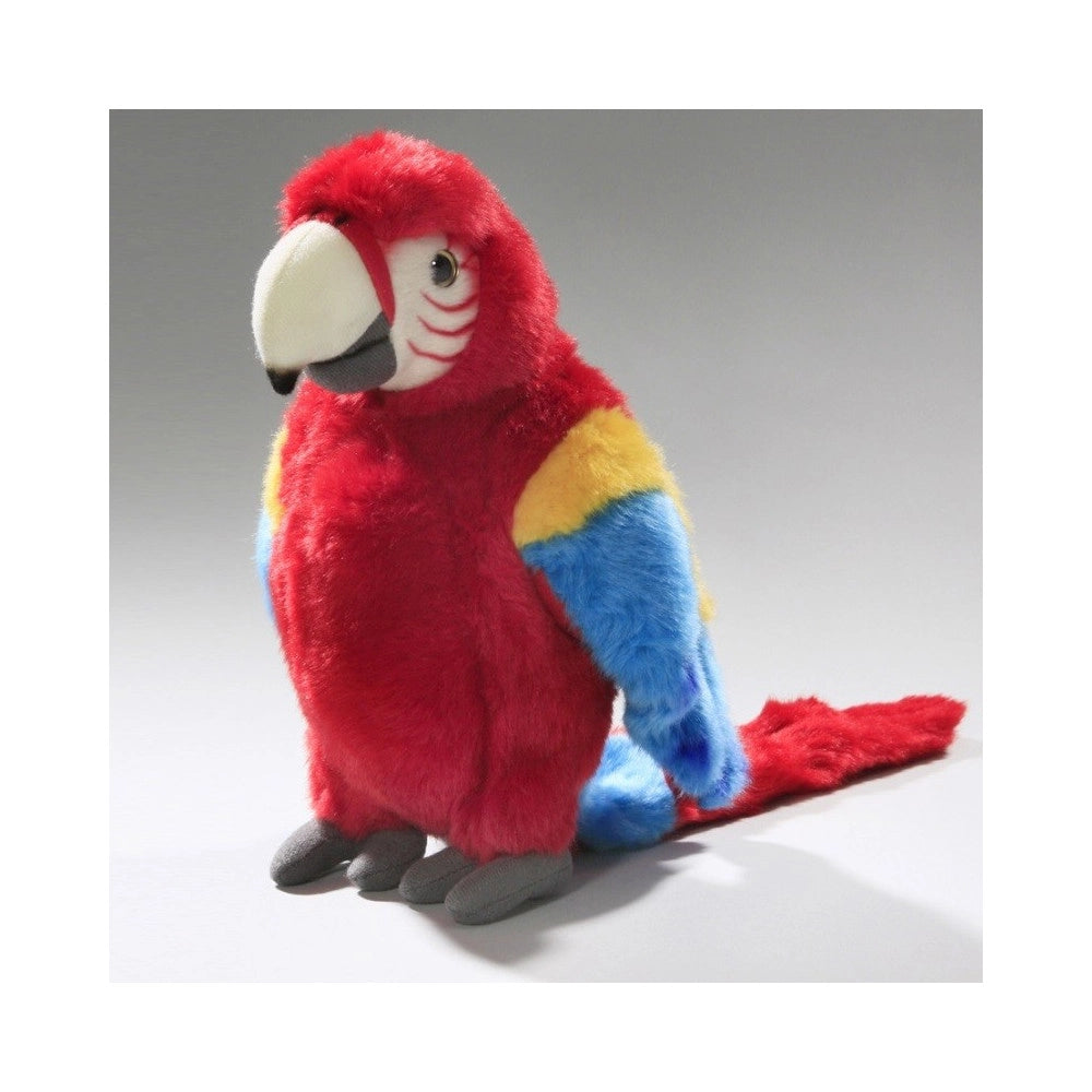 Trade Shop - Pappagallo Giocattolo Parlante Pupazzo Peluche Ripete Le Parole E Batte Le Ali -