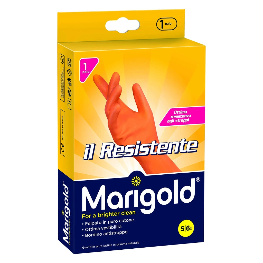 Guanti Domestici Resistenti Marigold Misura 6,5 Vileda 12 Pezzi