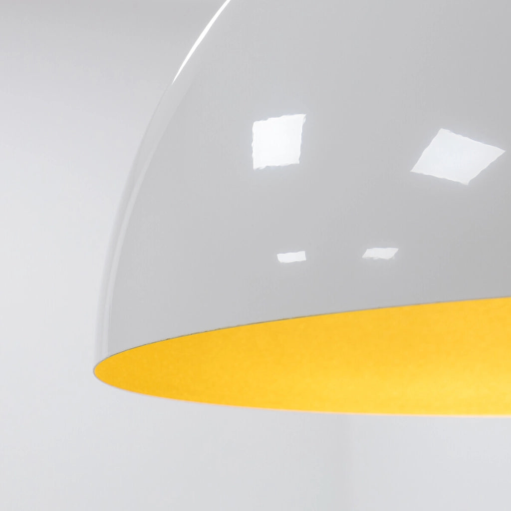 Lampada a sospensione bianco oro Nowodvorski Hemisphere 33cm
