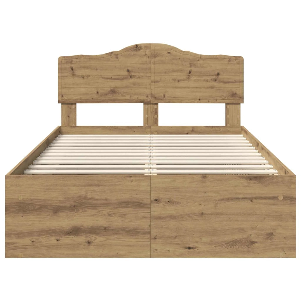 Struttura del letto-Giroletto Rovere Artigianale 120 x 200 cm 799724