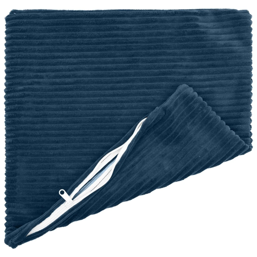Federa 2 pcs HEERLEN Blu navy 45 x 45 cm corduroy 910411