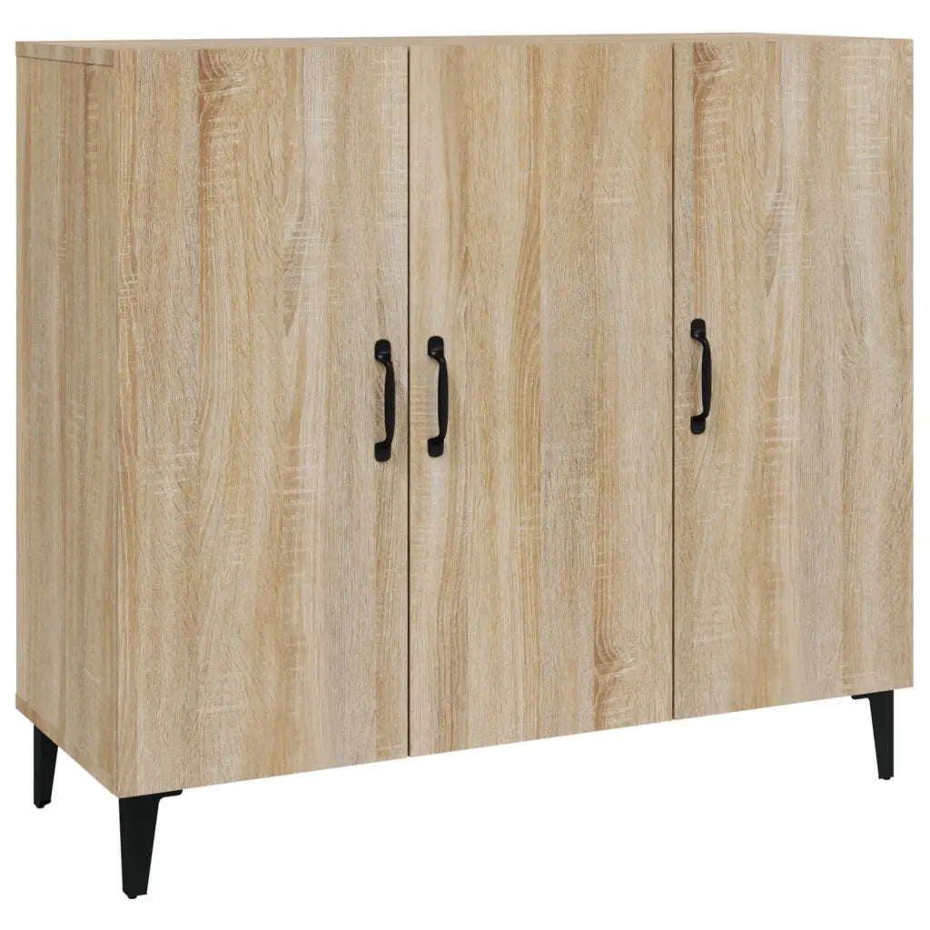 Credenza | Madia | Buffet da pranzo | Armadio da pranzo Rovere Sonoma 90x34x80 cm in Legno Multistrato