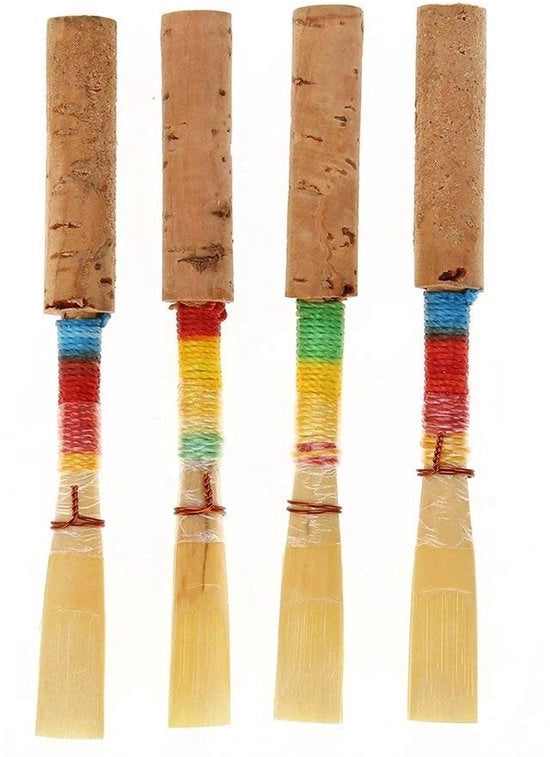 Oboe Riet 4 Stuks - Contenitore di Stoccaggio in Plastica - Lunga Durata - Eccellente Qualità Acustica - Molto Sottile - Facile da Utilizzare - Fogli di Oboe