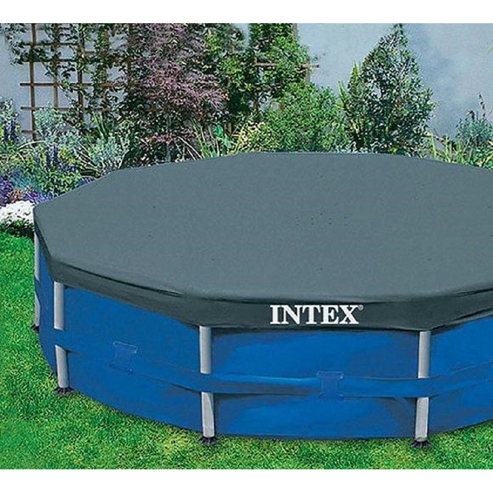 Trade Shop - Copripiscina Frame 305 Cm Telo Per Piscina Con Telaio Pvc Tondo Copertura 28030 -