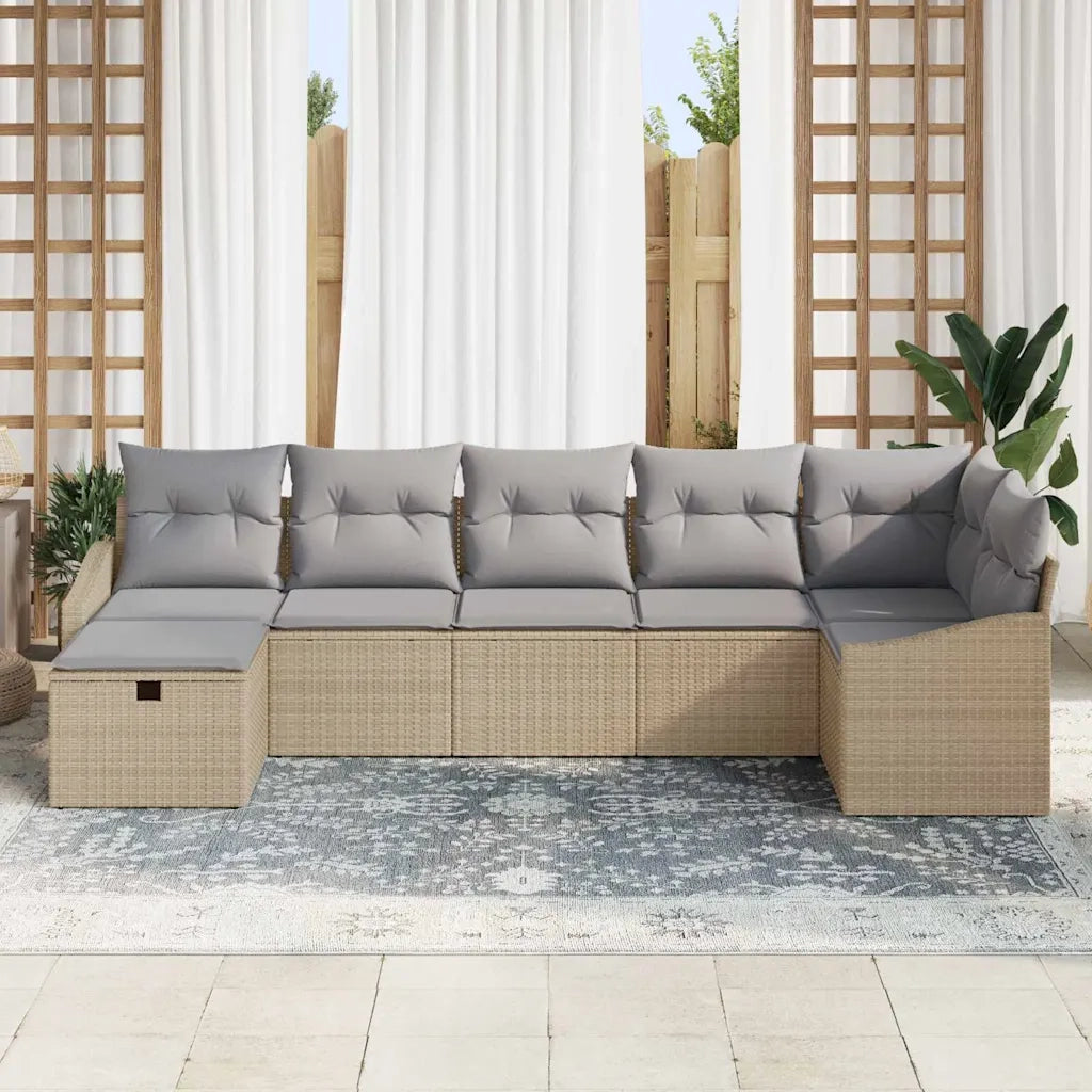 Set di divani con cuscino 8 pcs polyrattan 3360631