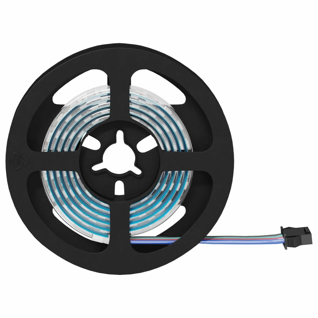 Striscia LED 12 pcs Nero e trasparente 1200 mm Rame e plastica 3429105