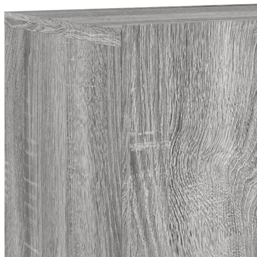 Mobili TV a Muro 4pz | Armadietto TV | Mobile Porta TV Grigio Sonoma in Legno Multistrato