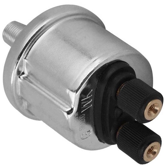 Sensore di Pressione Olio 0 a 10 Bar - Connettore 1/8 NPT - Lega di Alluminio - Alta Temperatura - Facile da Installare - Valvola di Pressione