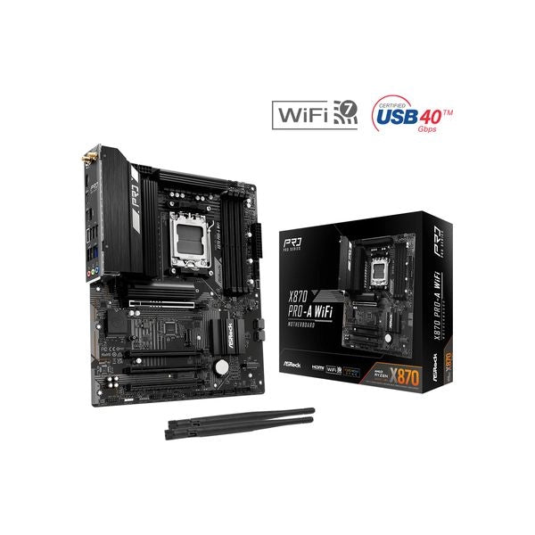 Asrock mb amd am5 x870/4ddrs/wifi - 90-MXBT6-A0UAYZ