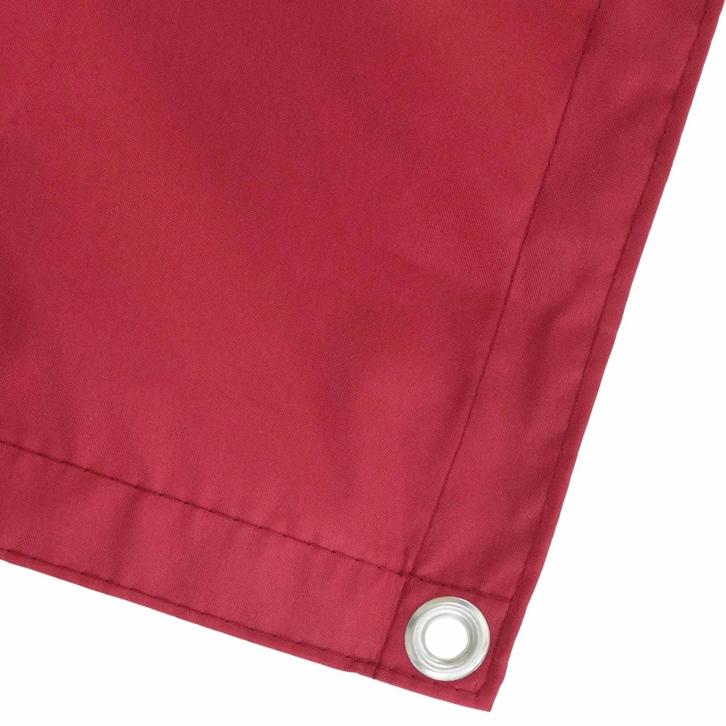Schermo da balcone-Pannello per balcone Rosso 90 x 200 cm Tessuto Oxford