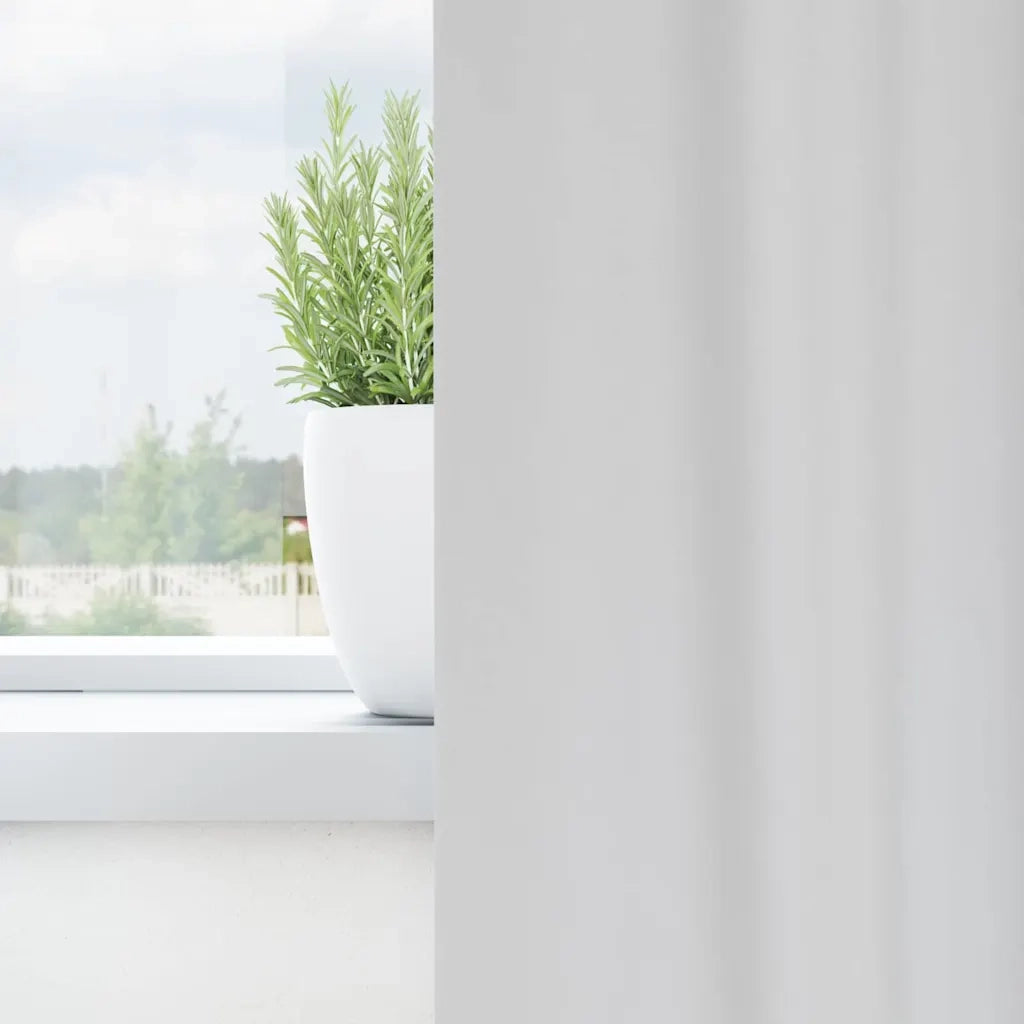 Tende Oscuranti | Tende Blackout con Anelli 2 pz Grigio Chiaro 260 x 140 cm