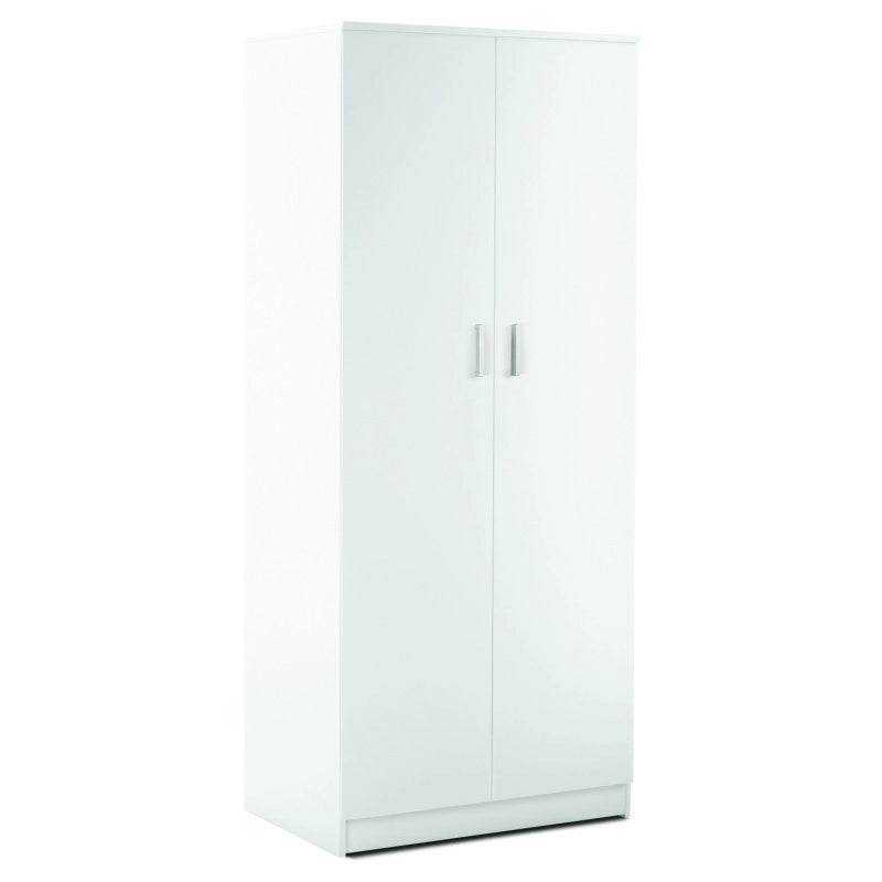 Armadio 2 Ante Kit Bianco Lisco cm 77x52x182h - Sarmog