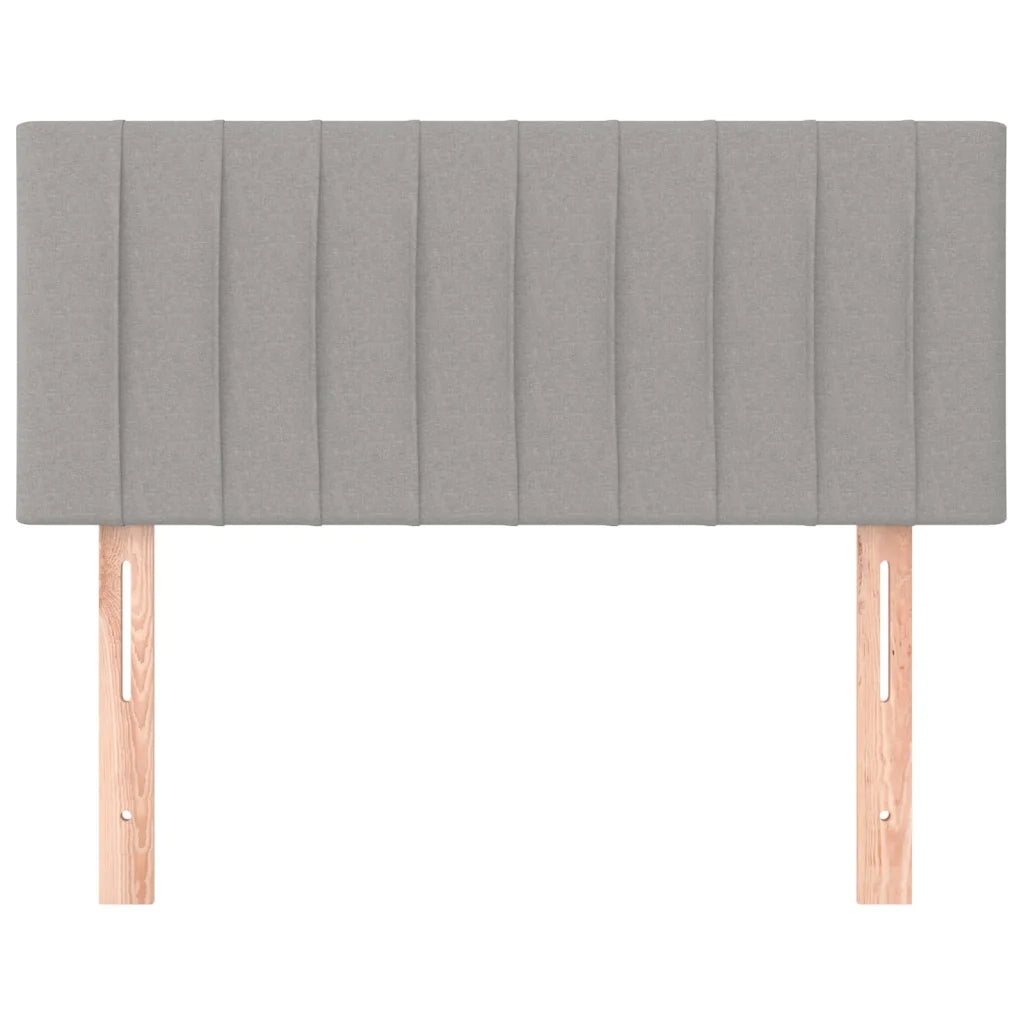 Testiera | Testata Grigio Chiaro 90x5x78/88 cm in Tessuto