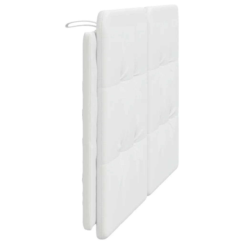 Cuscino Testiera-Cuscino per Testiera Zadar Bianco 120 cm in Similpelle