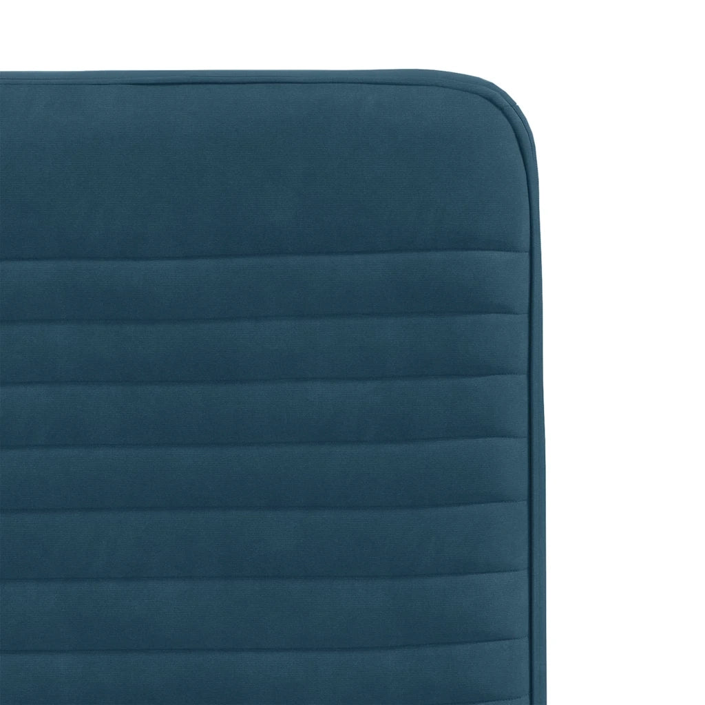 Sedie da Pranzo 2 pz Blu in Velluto 4101143