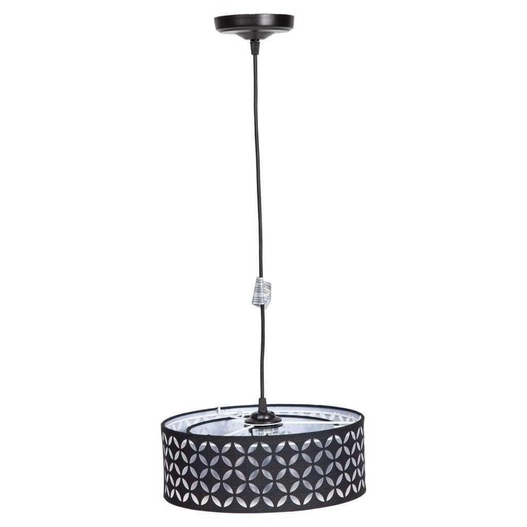 Lampada da soffitto nera 30x30x80h cm