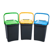 PATTUMIERA  50 L ECOPLUS C/MANIGLIA KIT 3 PEZZI- 1,0 pz