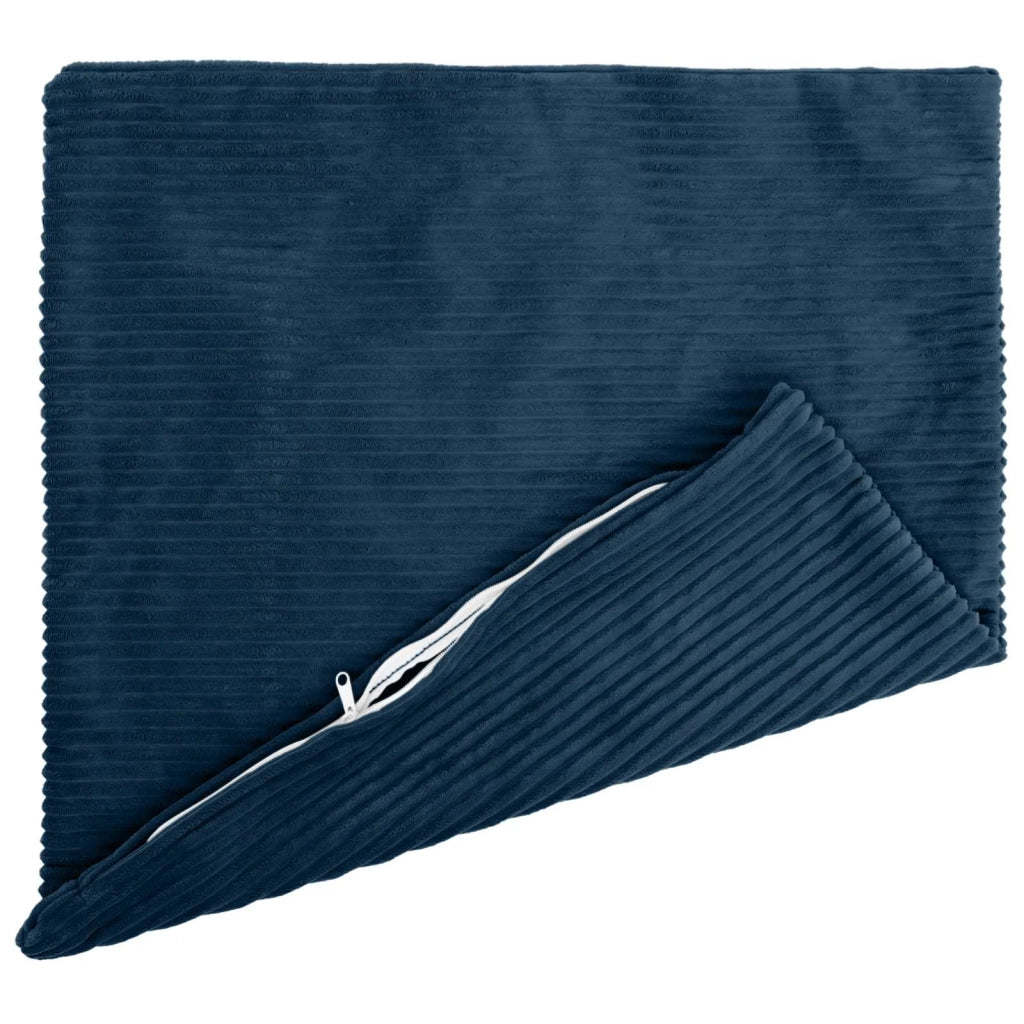 Federa 2 pcs HEERLEN Blu navy 65 x 65 cm corduroy 912949