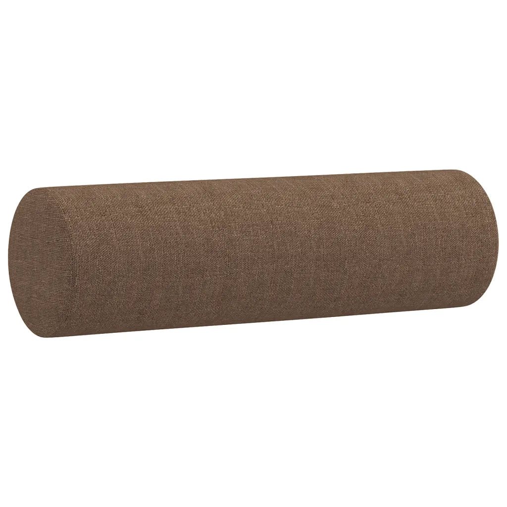 Divano a 2 Posti con Cuscini-Sofa 2 Posti con Cuscini Marrone 120 cm in Tessuto 986368