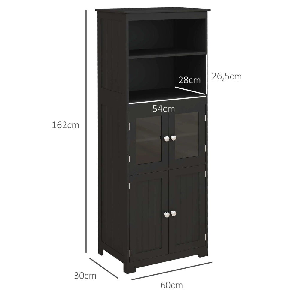 Armadio ¨C zephmum ¨C Nero 60x30x162 cm