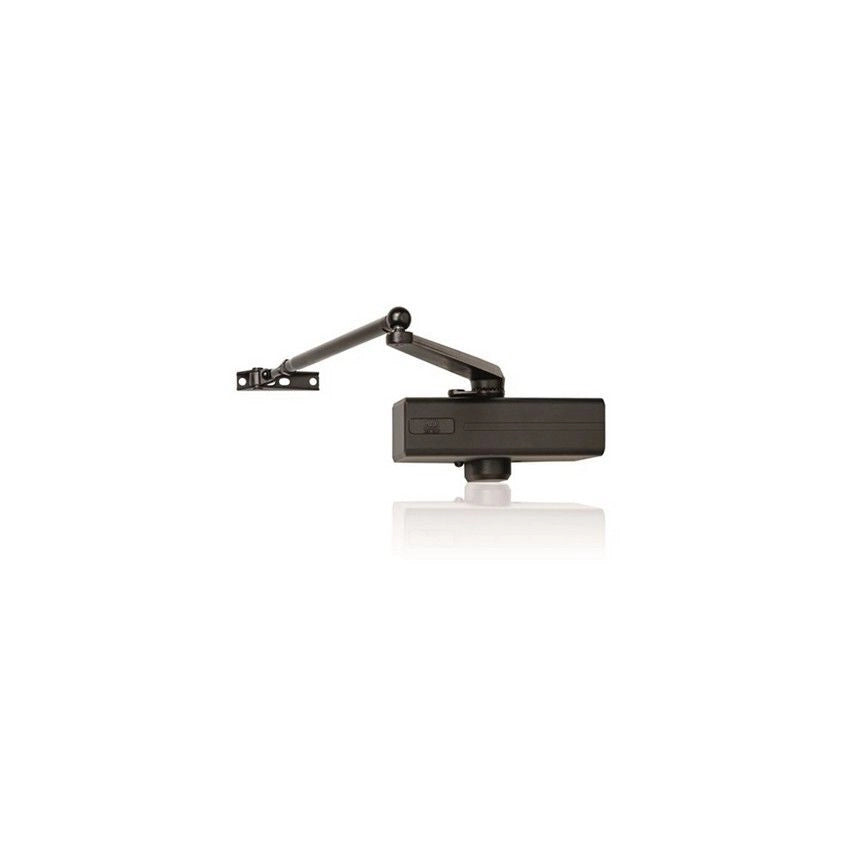 Assa Abloy 45111 564Plus Chiudiporta Aereo Forza Regolabile 2-5 Con Fermo Porta Battente Destra e Sinistra colore Nero