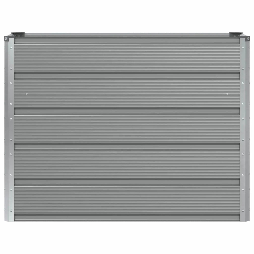 Fioriera Grigio chiaro 100 x 40 x 75 cm Acciaio 42018133