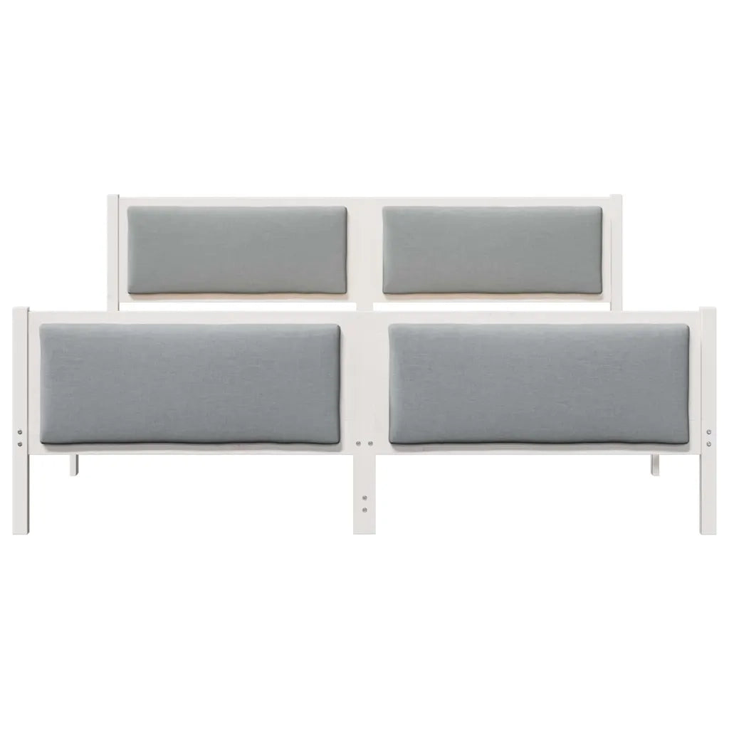 Struttura del letto-Giroletto Grigio chiaro 180 x 200 cm Tessuto 343922