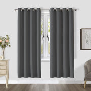 Set di tende di oscuramento isolante termico da 2 pezzi - ondorabile - riduttore del rumore - H 225 x B 140 cm - tenda a tulle moderna