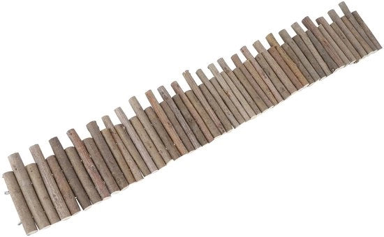 Scala in Legno - Giocattolo Sicuro - Rifugio Naturale - Progetto Flessibile - Recinzione per Animali - Legno Masticabile - Abitazione per Animali