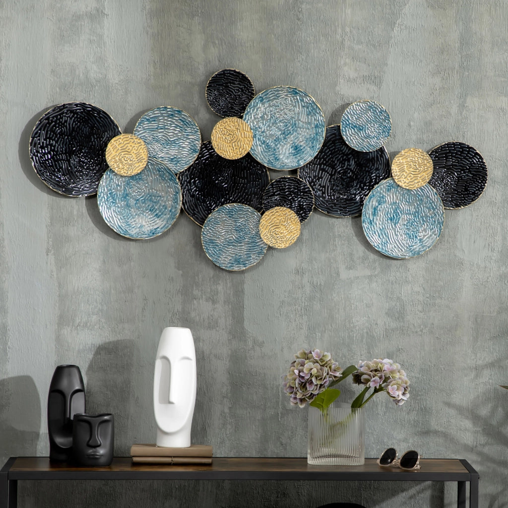 DECORAZIONE DA PARETE 121x53 cm Ferro Oro