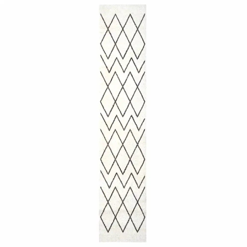 Tappeto del soggiorno | Tappeto da Cucina Bianco 300 x 60 cm Velluto
