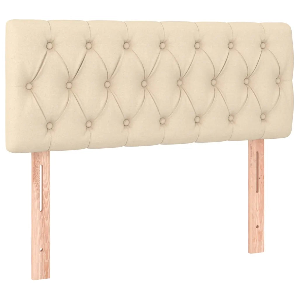 Testiera | Testata Crema 100 x 7 x 78/88 cm in Tessuto