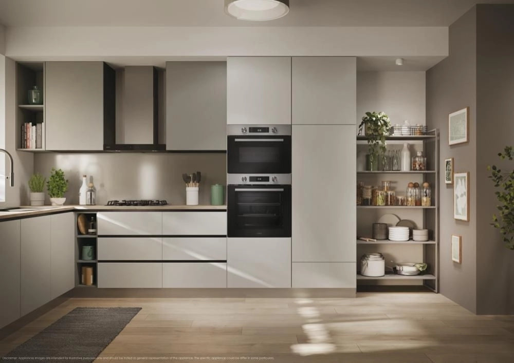 Candy Moderna CA6 N3B1HTX 78 L Nero, Acciaio inox