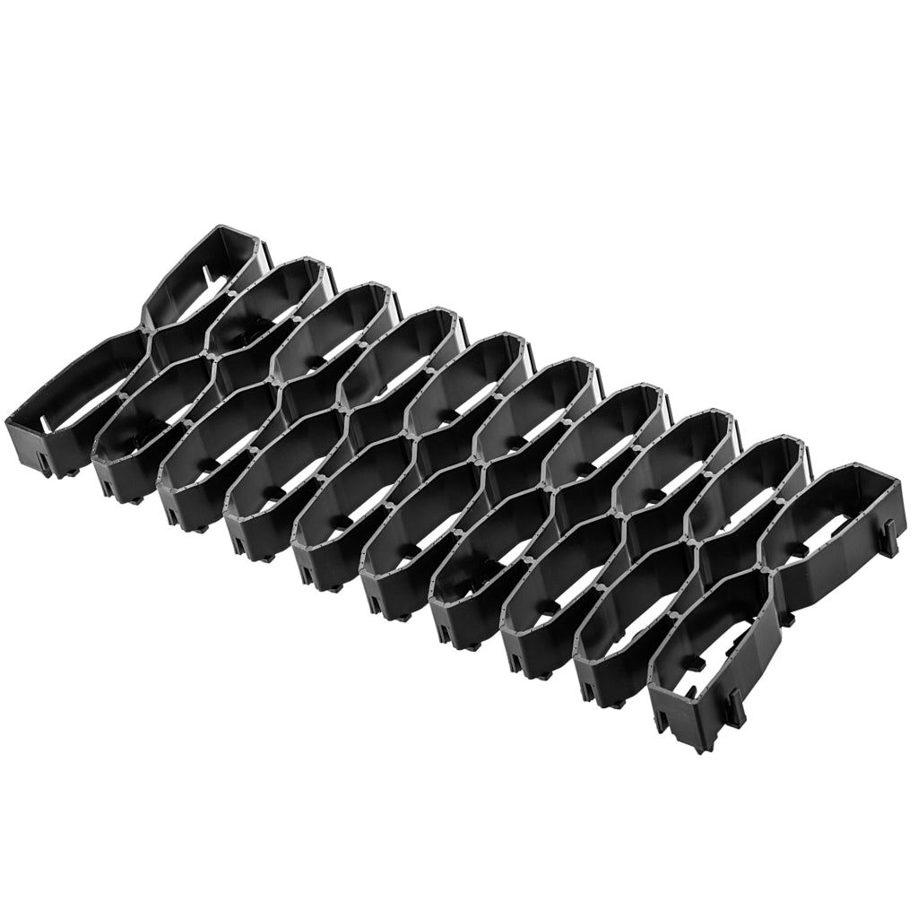 Griglia di protezione per prato KADAX per robot tagliaerba, ideale per superfici curve, 47 cm, set da 4 pezzi