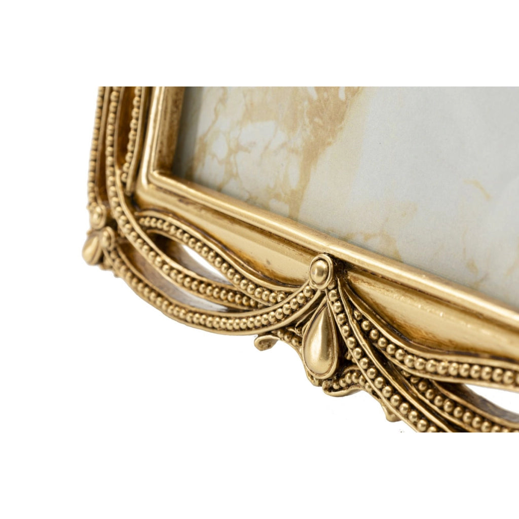 Cornice portafoto Line oro dal profilo lineare 15x20 cm