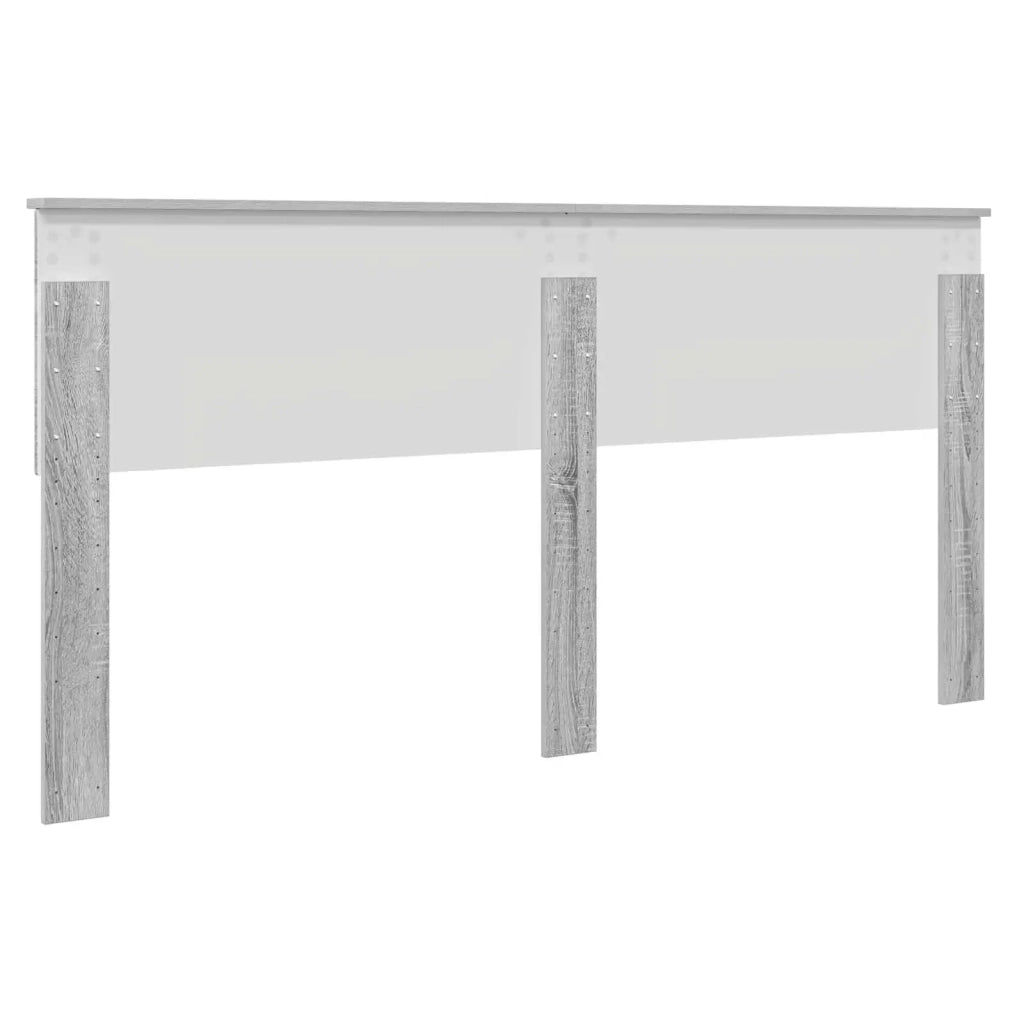 Testiera | Testata Grigio Sonoma Legno multistrato