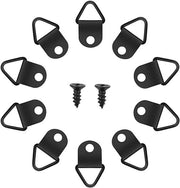 Kit di Ganci da Foto con Anello D per Appendere Quadri Specchi Dipinti Tela - 50 pezzi