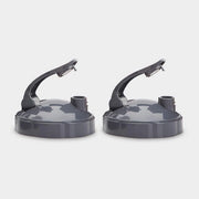 Copricapi di ricambio (2 pezzi) - Adatti per blenders da 600W e 900W, copricapi sport, grigio