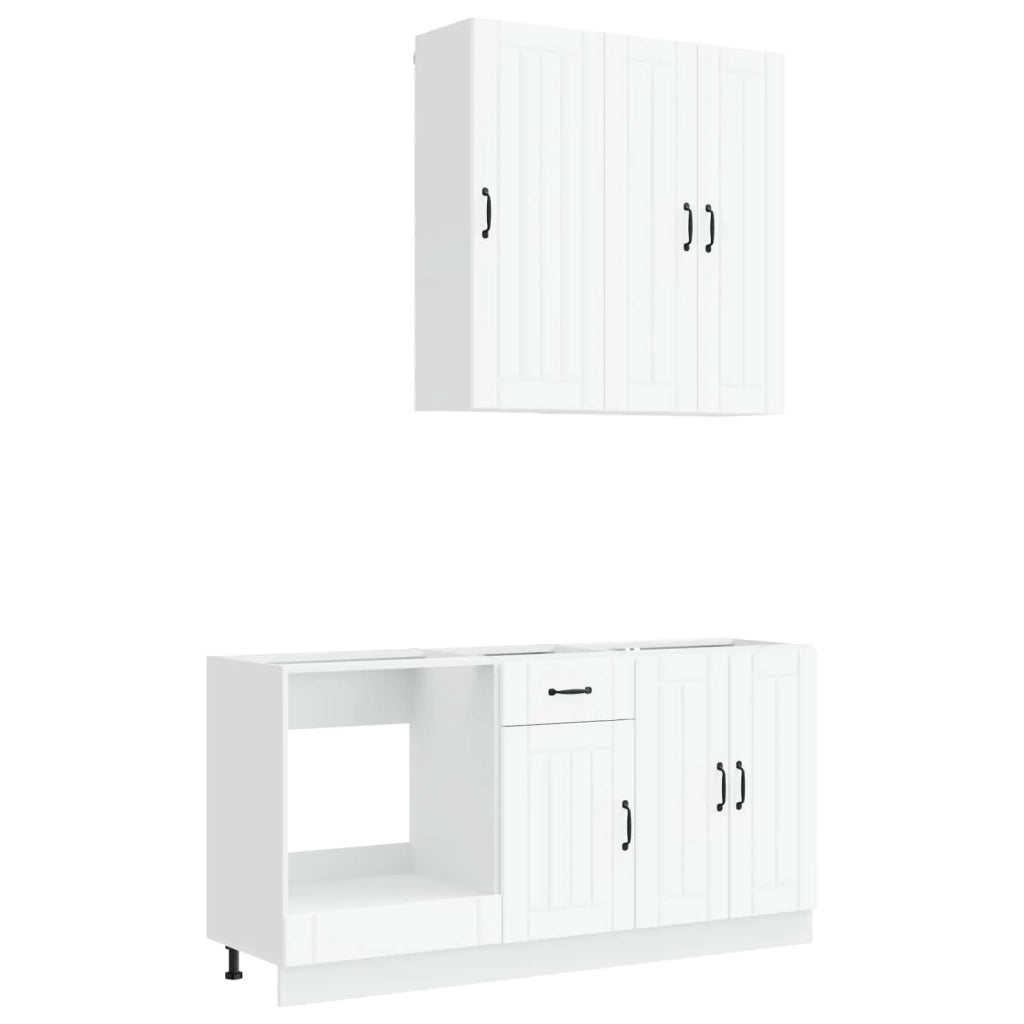 Unità Cucina LUCCA 5 pcs Bianco 3438265